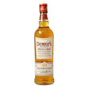DEWARS White label Whisky blended escocés 5 años botella 70 cl.