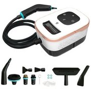 4Bar Handheld Steam Cleaner for Everything Tvaika tīrītājs Hand Steam Cleaner Mīkstās apdares mēbeļu, dīvānu, flīžu, grīdas profesionāls 2500 W, 1,25