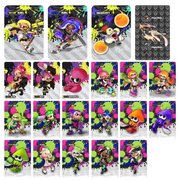 20 Amiibo NFC Mini Card from Splatoon Series for the Splatoon 3, Switch Compatible Playing Cards for Nintendo Switch/Switch Lite Wii U